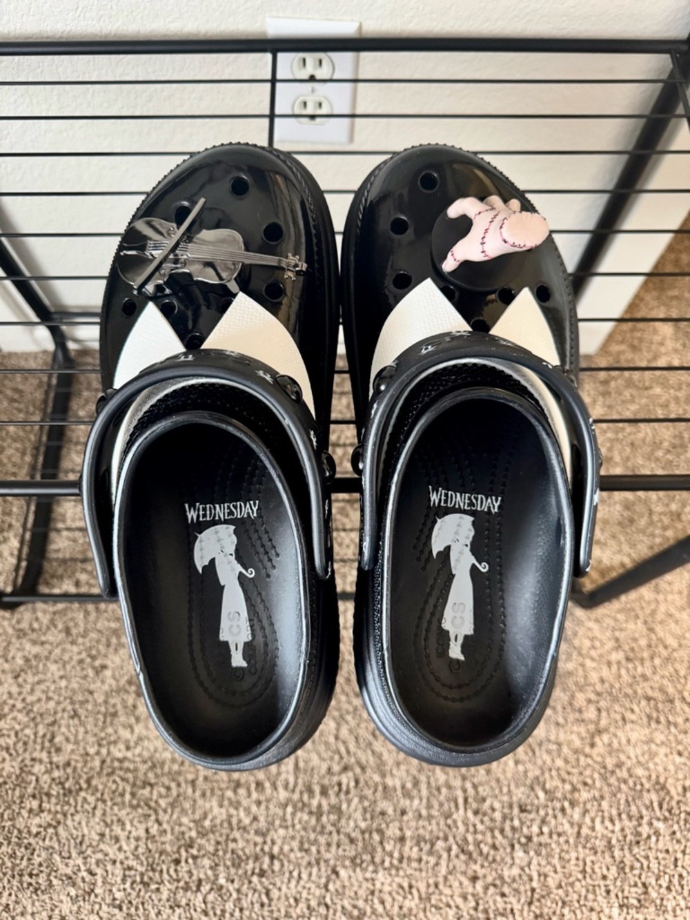 Wednesday x Crocs Stomp Platform Clog - Black / Multicolor